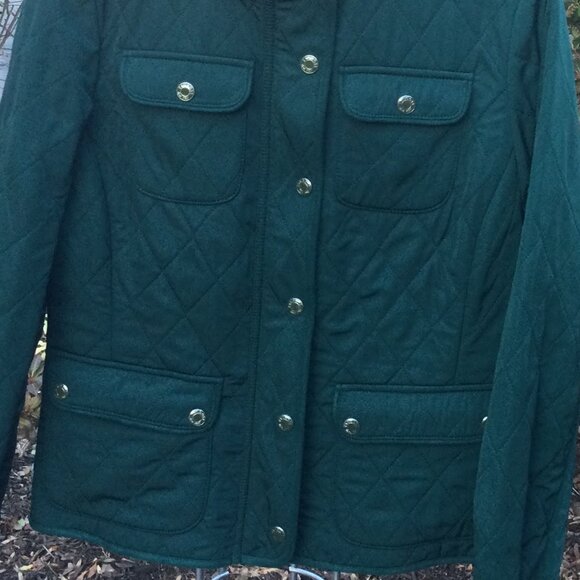 Talbots Forest Green Utility Jacket - Picture 4 of 4